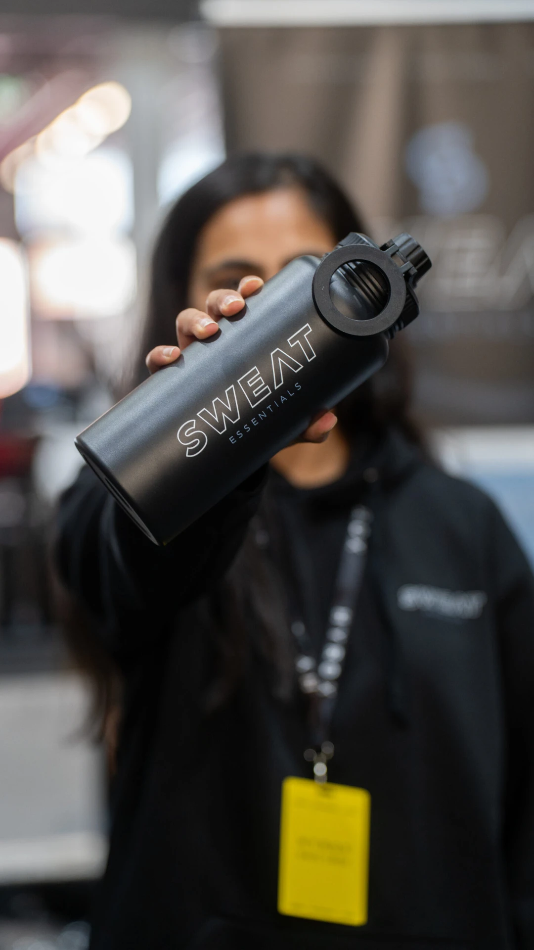 Black — held to camera